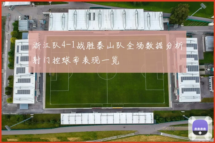 浙江队4-1战胜泰山队全场数据分析射门控球率表现一览